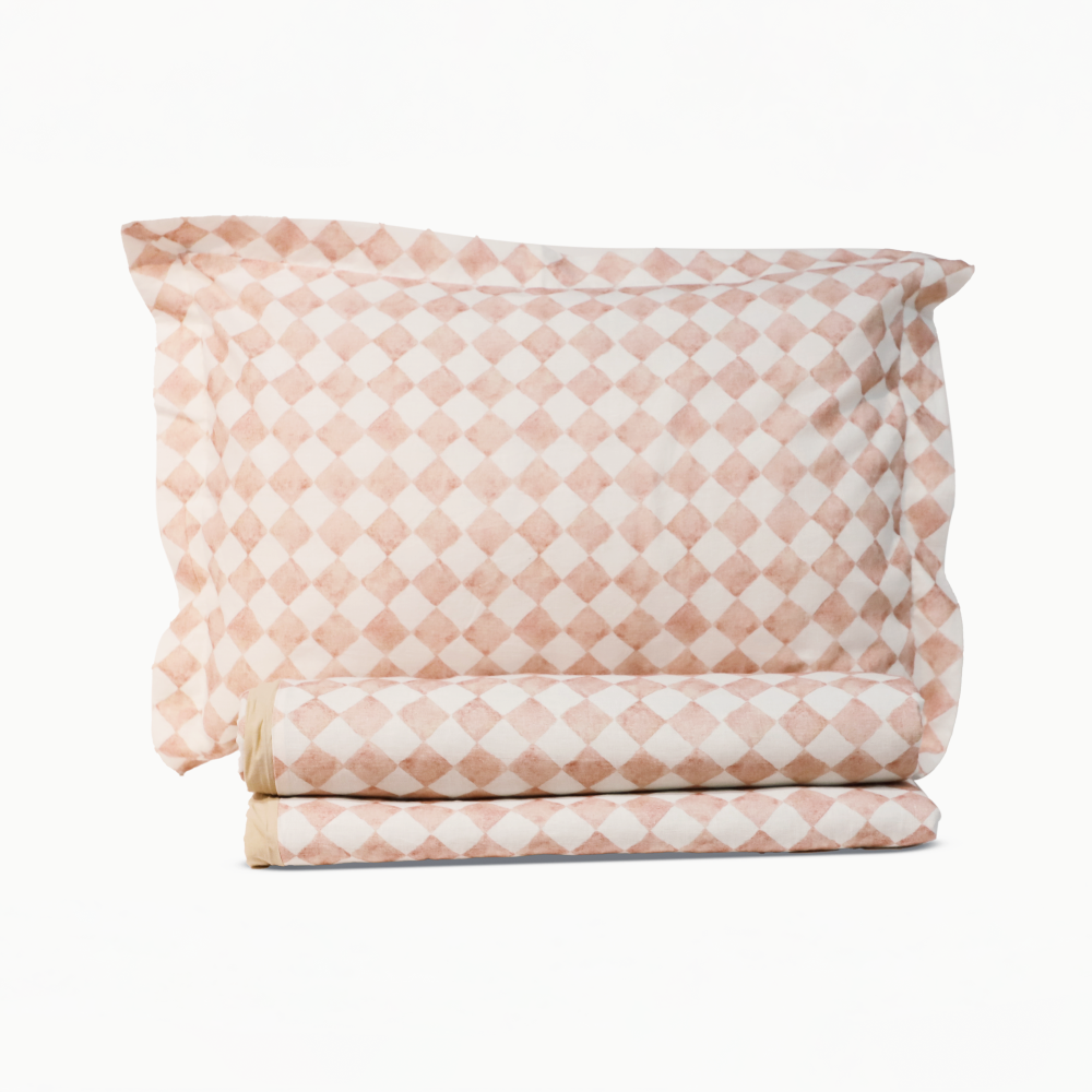 Checkered Pillow case set 2024 of 2