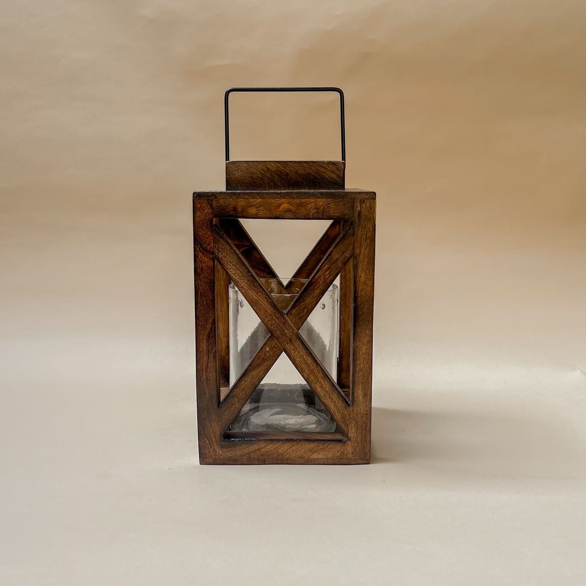 Tensing Wooden Lantern - Home Artisan