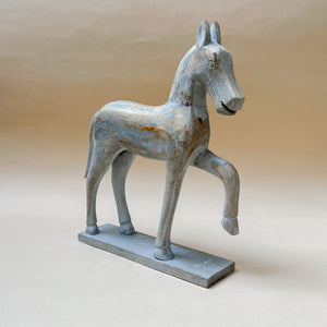 Leander Wooden Horse Sculpture  - Home Artisan