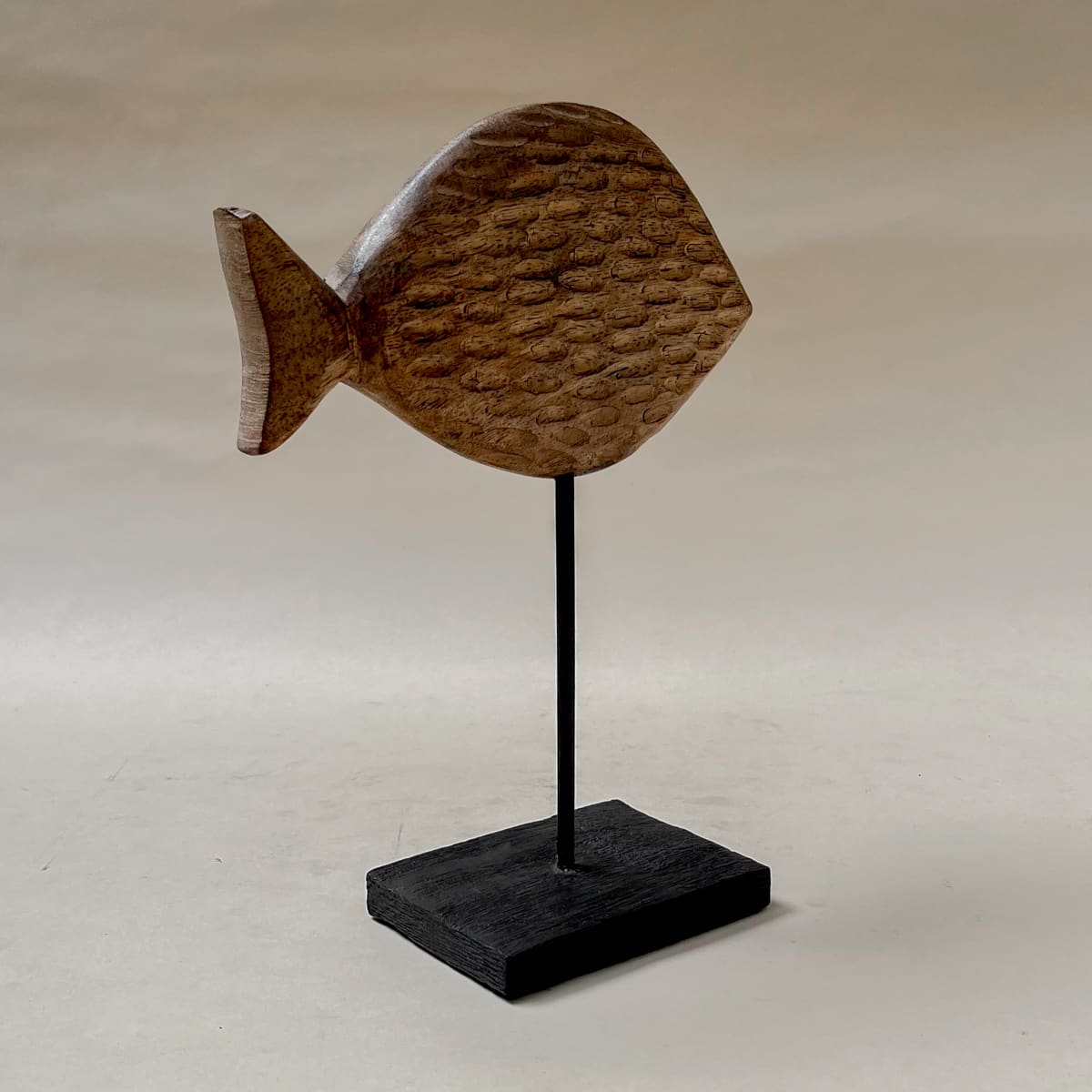 Cavendish Wooden Fish Sculpture (Small) - Home Artisan