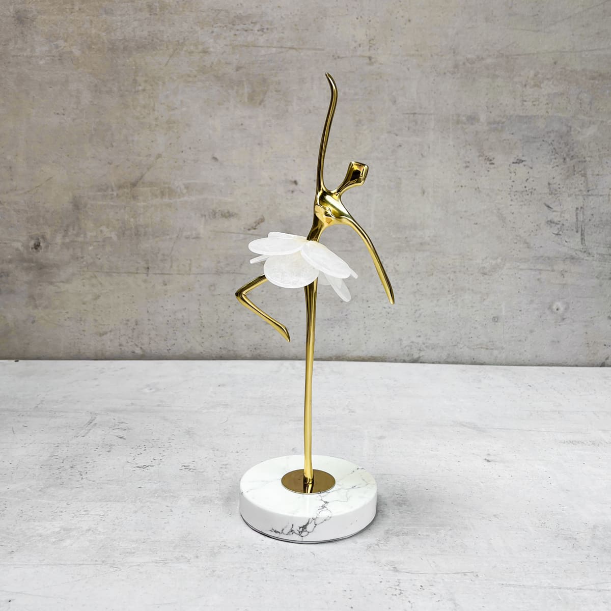 Bernice Golden Ballerina Brass Sculpture - Home Artisan