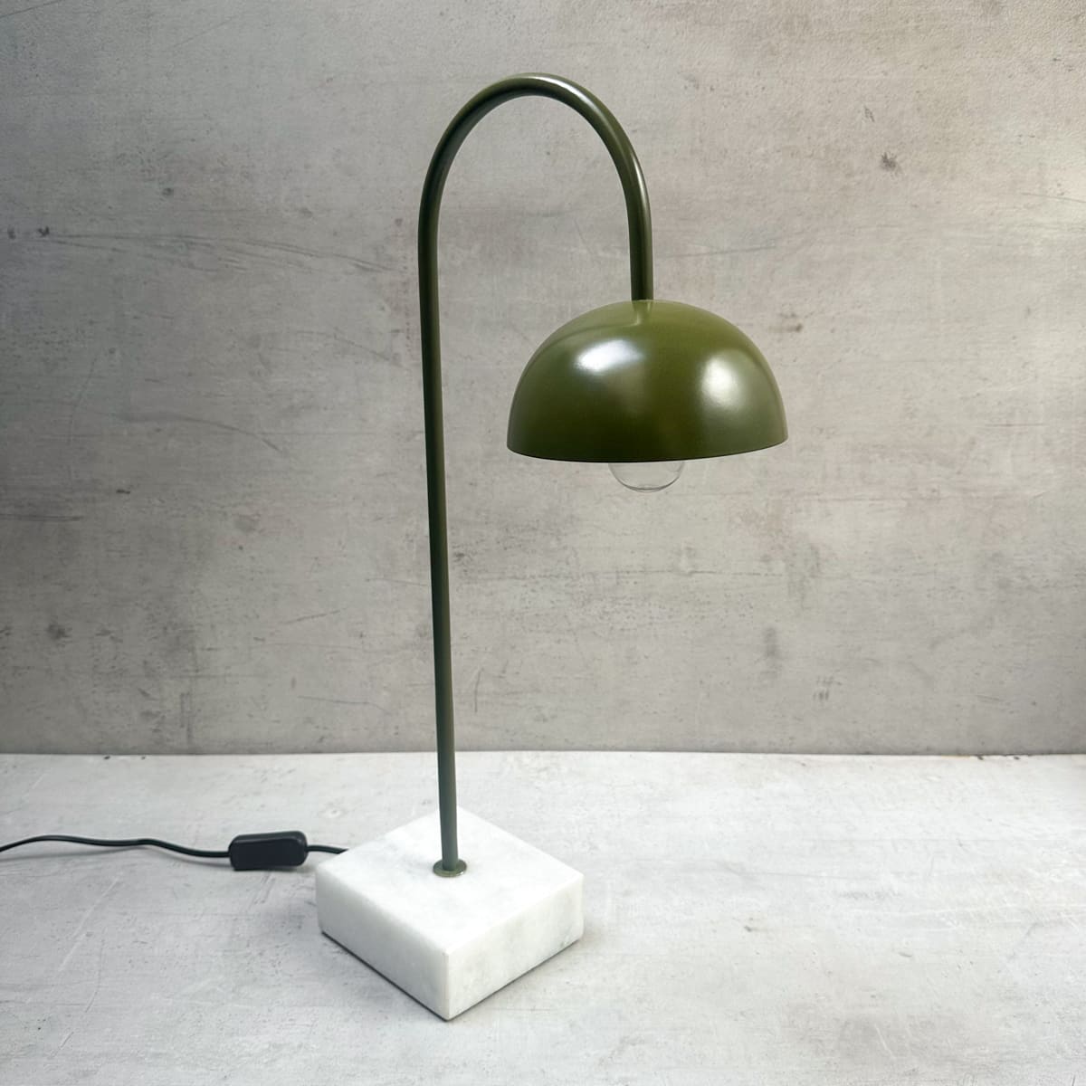 Rixton Metal and Marble Desk Lamp - Home Artisan