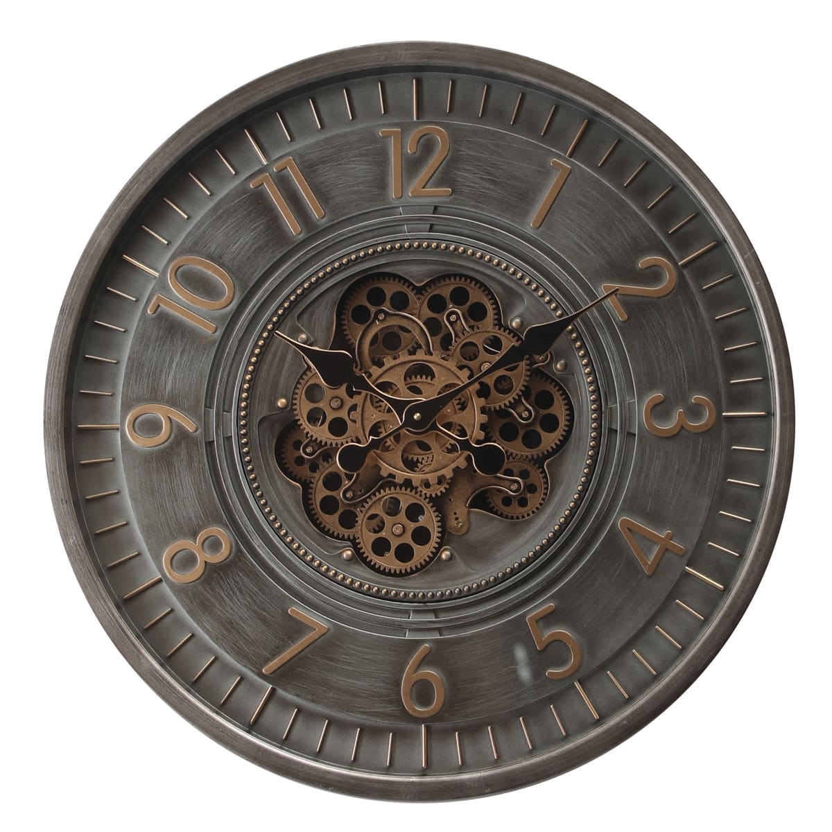 Ivan Industrial Metal Wall Clock (26 inches) - Home Artisan