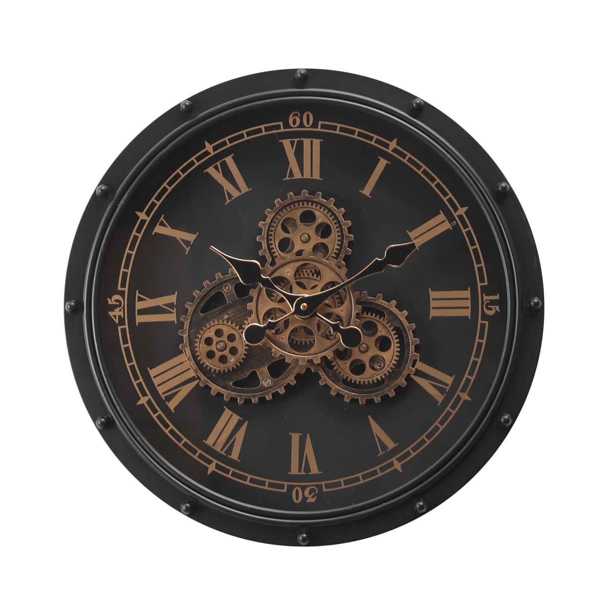 Fontaine Industrial Metal Wall Clock (20 inches) - Home Artisan