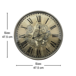 Conrad Modern Metal Wall Clock (19 inches)