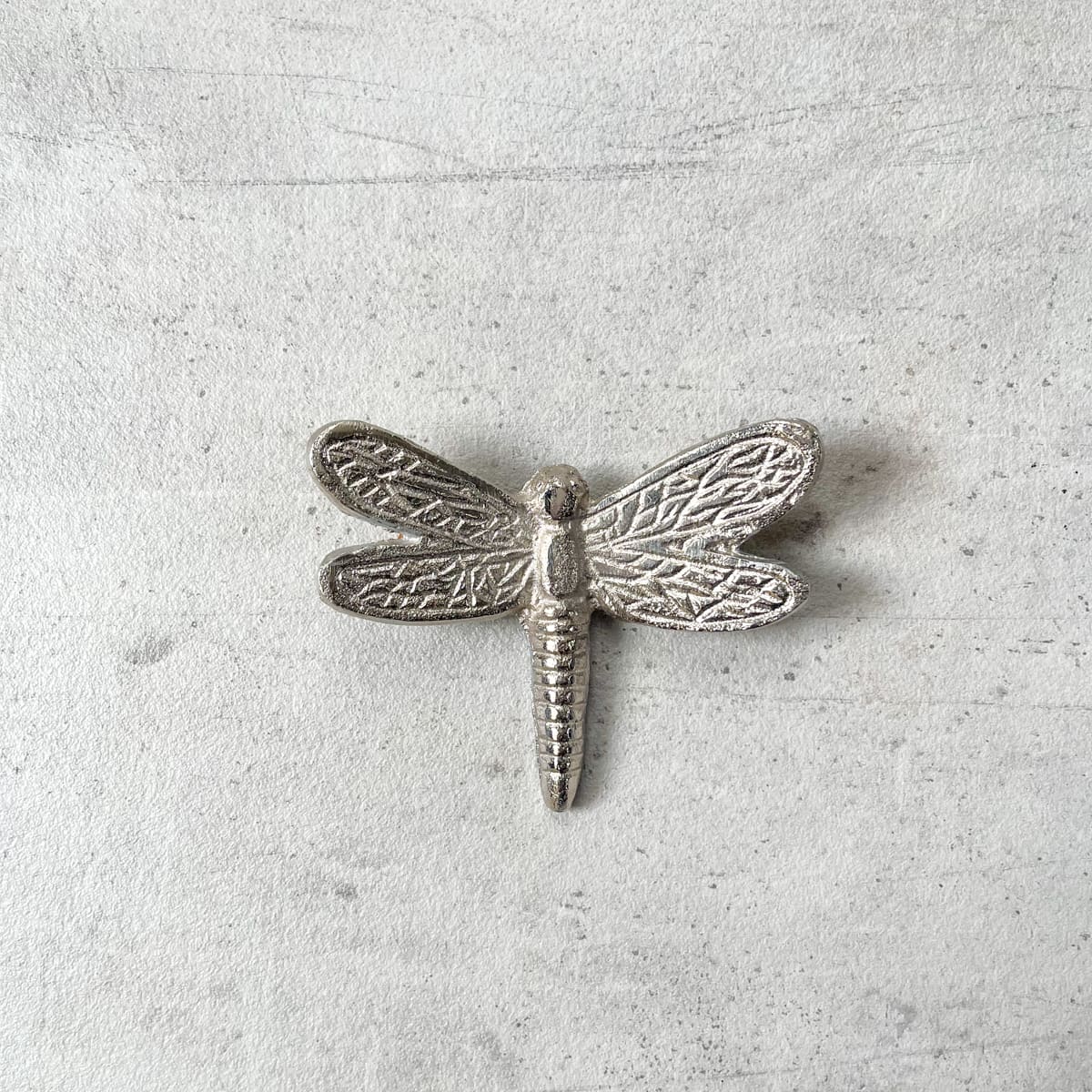 Seraphine Metal Dragonfly Wall Sculpture (Silver) - Set of 2 - Home Artisan