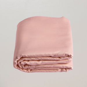 Solid Coral Peach Duvet Cover by Veda Homes