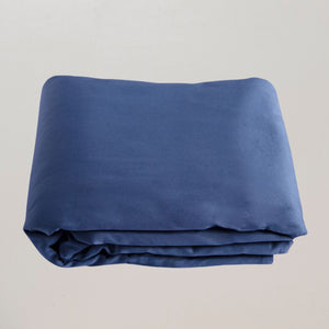 Solid Moonlight Blue Duvet Cover by Veda Homes (Queen)