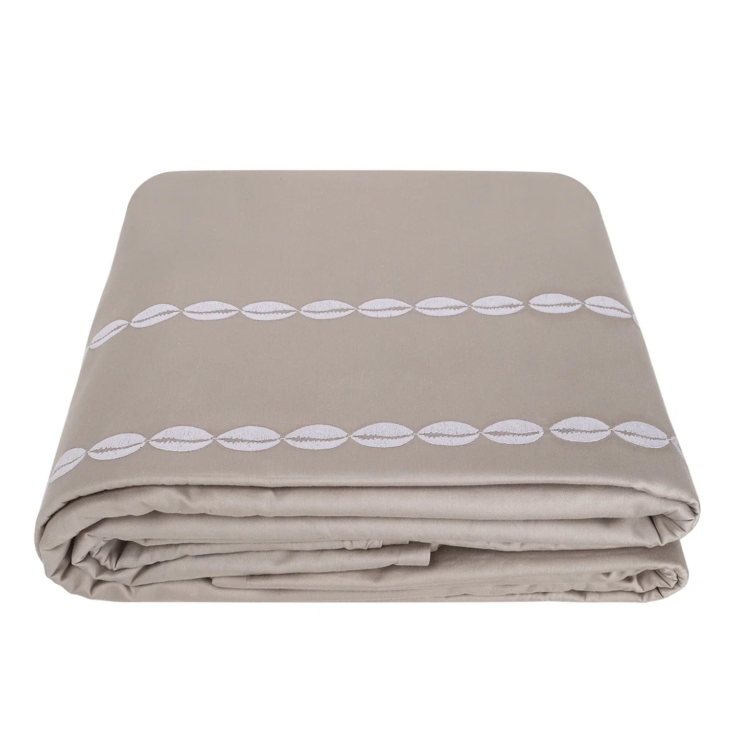 Sea Shell Modern Grey Duvet Cover by Veda Homes