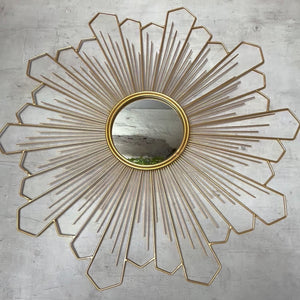 Laura Pinwheel Golden Mirror