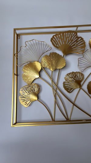 Aemond Gingko Leaf Golden Wall Decor