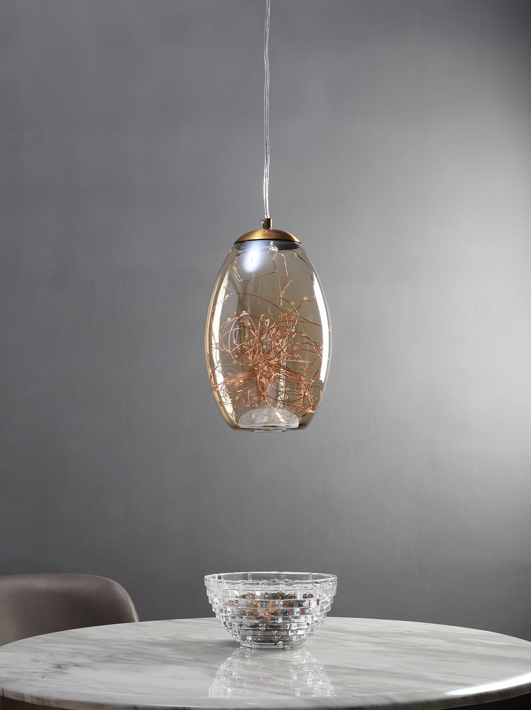 Amber Pendant Lamp